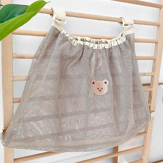 Портативный сетчатый держатель для коляски, сетчатая сумка, большой вместительный органайзер для коляски, сумка для хранения подгузников и бутылочек