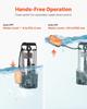 710W Submersible Sump Pump, 20000 L/H, Stainless Steel Submersible Sewage Dirty Clean Water Pump with Automatic Float Switch, Long Cord, 9M Max Lift,
