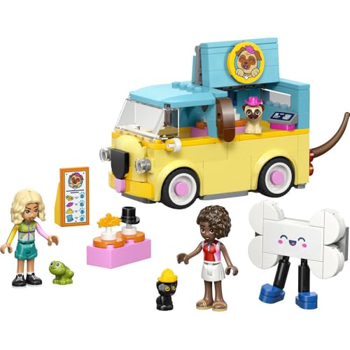 Игрушка LEGO Friends Мобильный магазин аксессуаров для питомцев - Подарок на день рождения, Конструктор, Развивающая игрушка для девочек и мальчиков, Возраст 6, 7, 8, 9 лет, Транспорт, Машины,