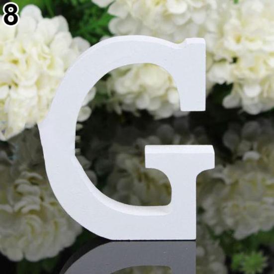 Freestanding Wood Wooden Letters Alphabet Bridal Wedding Party Home Shop Decor