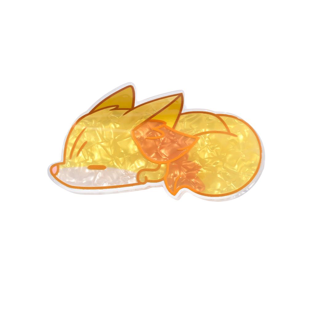 1pc Pokemon Fire Fox Hair Claw Clip - Decorative Hair Accessories Practical Daily Use Hairpins for Styling And Bun Making