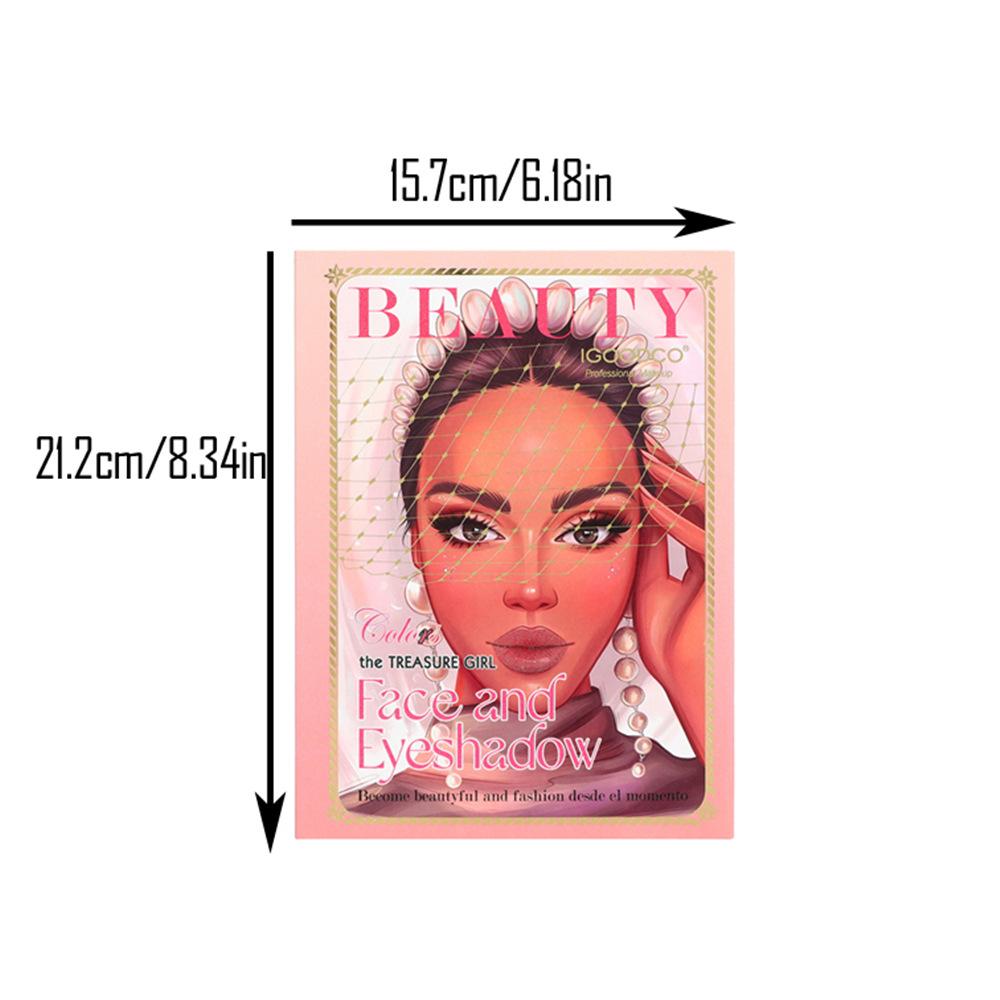 Beauty Pattern, 82-цветная палитра теней для век, перламутровая, матовая, хайлайтер, румяна, контуринг, многоцветная палитра для макияжа