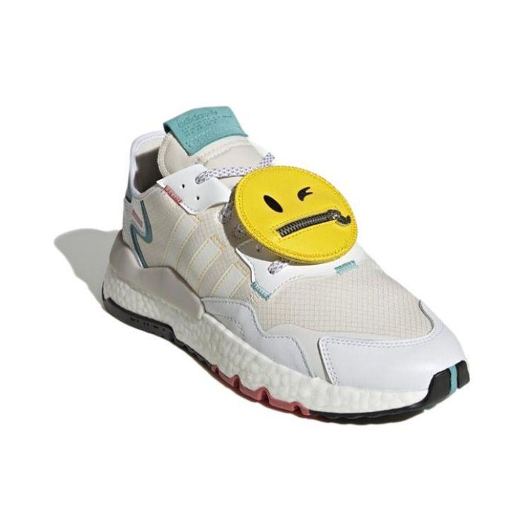 Adidas Originals Nite Jogger Retro Versatile Sports Non-Slip Durable Low-Top Lifestyle Casual Shoes Unisex Sneakers White HP2331