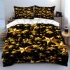Radiant cosmic golden stars Bedding sets Duvet cover sets Duvet covers Pillowcases(1*Duvet Cover 2*Pillowcases without duvet insert)
