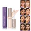 Waterproof and Sweatproof Concealer and Contouring Fluid for Long Lasting Coverage of Blemishes and Dark Circles