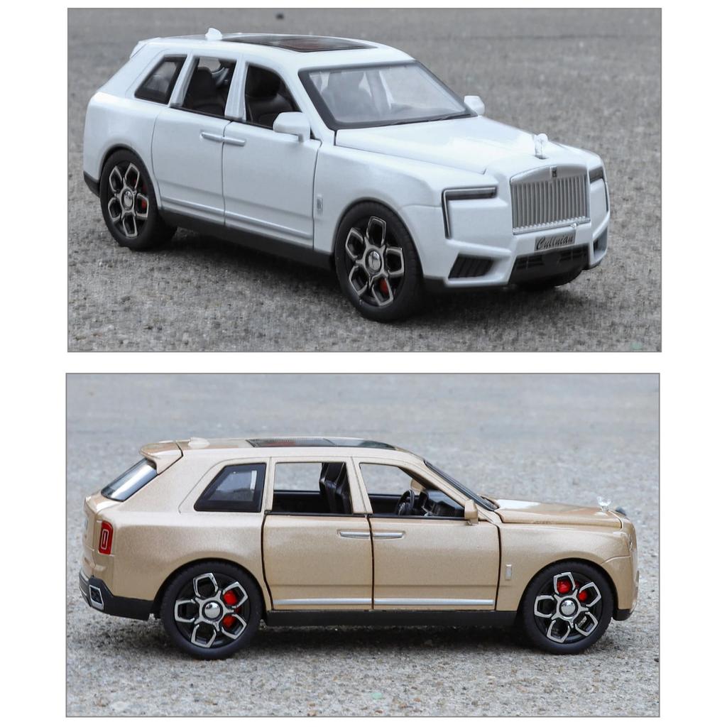 Металлическая модель Rolls-Royce Cullinan 1/32, Изысканное настольное украшение, Лучший коллекционный предмет для энтузиастов моделей автомобилей, Подарок на Хэллоуин