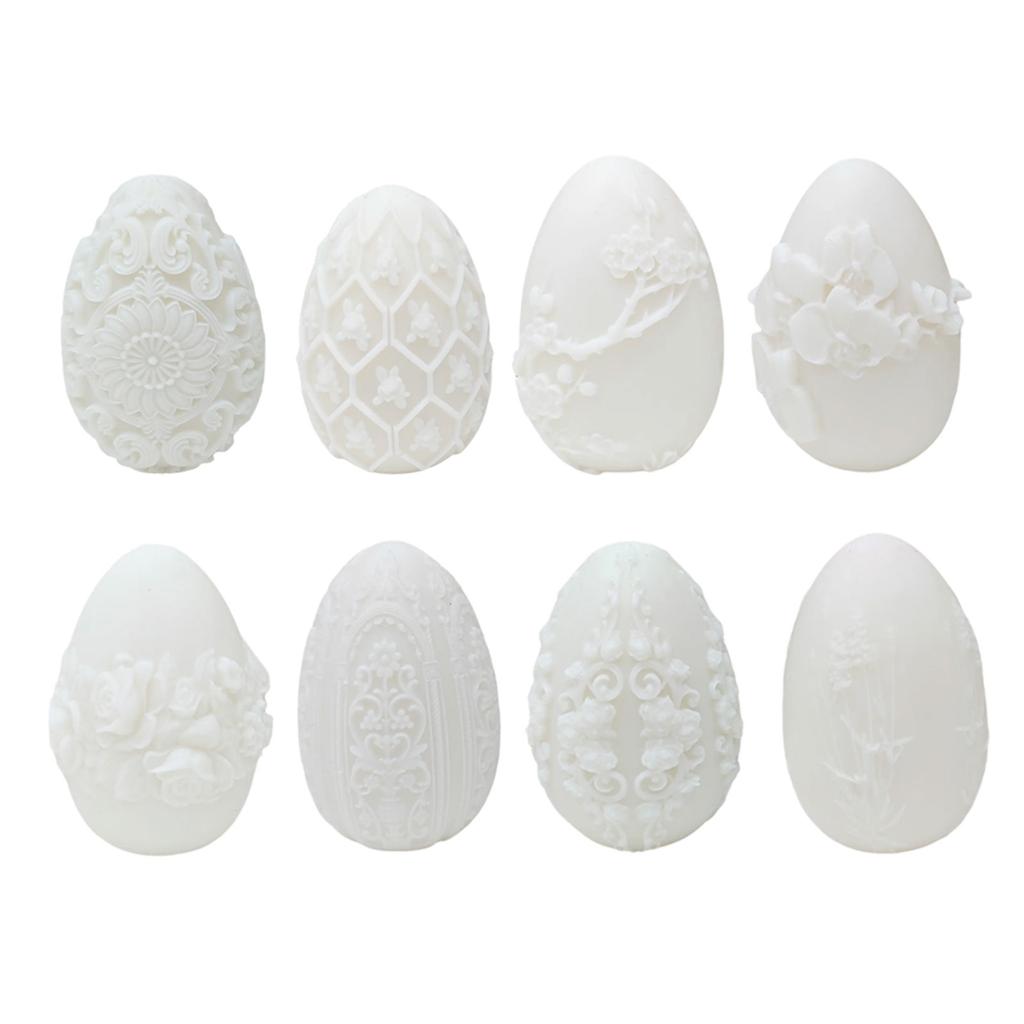 Easter Themed Silicone Candle Molds Chocolate Fondant Silicone Molds for Epoxy Resin Candle Soap Home Decoration