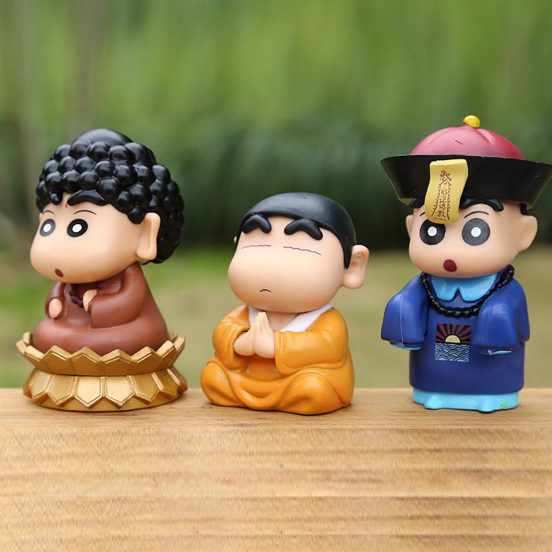 Шин-чан Карандаш Лотос Халат ПВХ Статуя Для Офиса И Дома Украшения Подарки