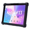 Для PRITOM Android 12 Tablet 10,1 дюймов противоударный чехол Teclast Android 13 Tablet Kids Силиконовая подставка Защитный чехол Мягкий