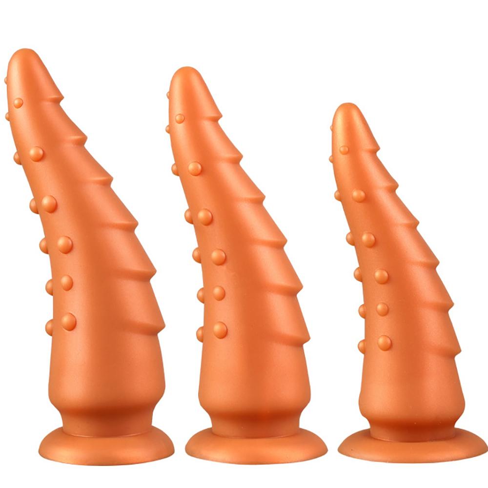 Силиконовый фаллоимитатор Анальная пробка Мягкий пенис Анальный расширитель Фаллос присоска Стимулирует влагалище Анус Мужской мастурбатор Секс-игрушки Продукты секса