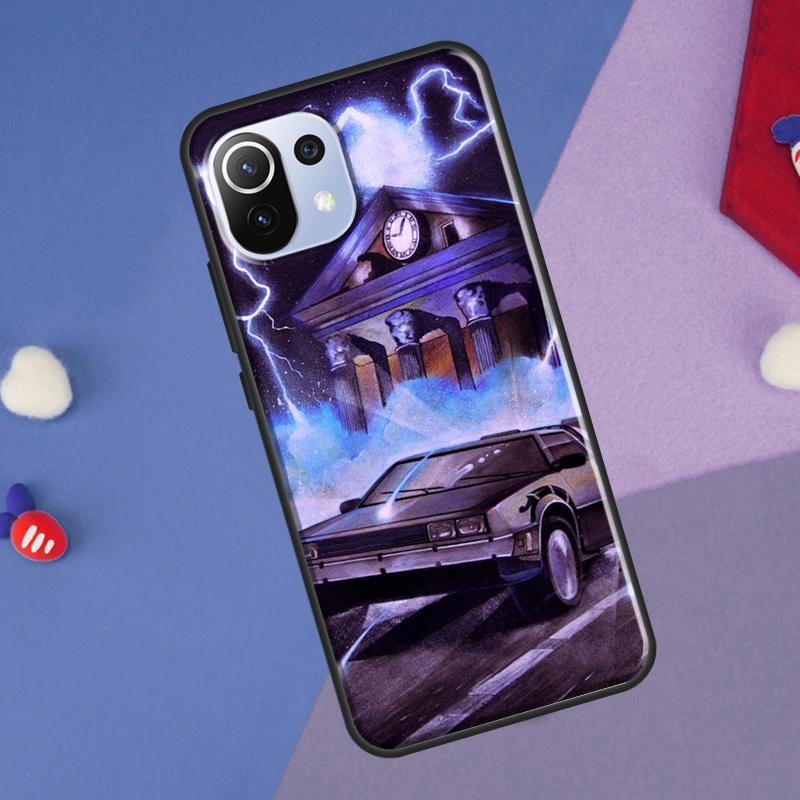 Чехол 'Назад в будущее' Машина времени для Xiaomi 14 Ultra 13 11T 12T 13T 14T Pro POCO X6 X7 Pro X3 X5 F3 F5 F6 M6 Pro