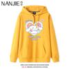 Новый парный худи с принтом Sanrio Cinnamoroll для женщин, свободный и милый, японский ленивый стиль, мультяшная анимация, куртка, школьная одежда