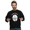 Star Wars Mens The Mandalorian Helmet Sweatshirt