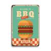 Hot Dog Fresh Hamburgers Metal Signs BBQ Vintage Posters Home Kitchen Wall Decor Iron Plate Painting Fast Food Shop Plaques