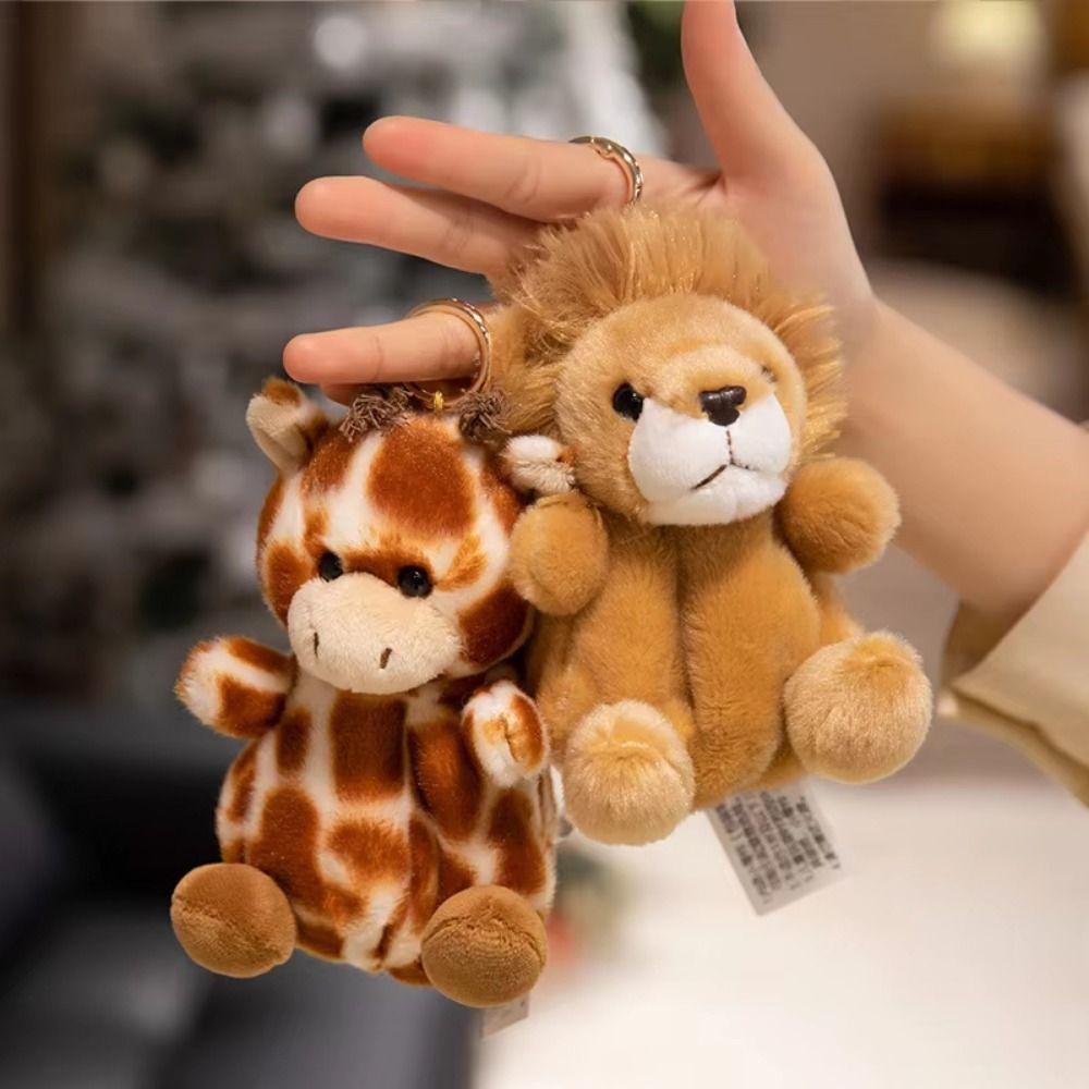 Stuffed Animals Turtle Plush Pendant Cute Pet Series Horse Plush Keyring Kids Toy