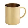 Кружка из нержавеющей стали 304 с двойными стенками и защитой от ожогов, 400 мл(Золото)