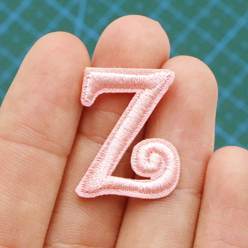 Алфавит 26 букв вышитые наклейки ручная работа вышивка своими руками простота аксессуар современный полиэстер 26 букв нашивка аппликация