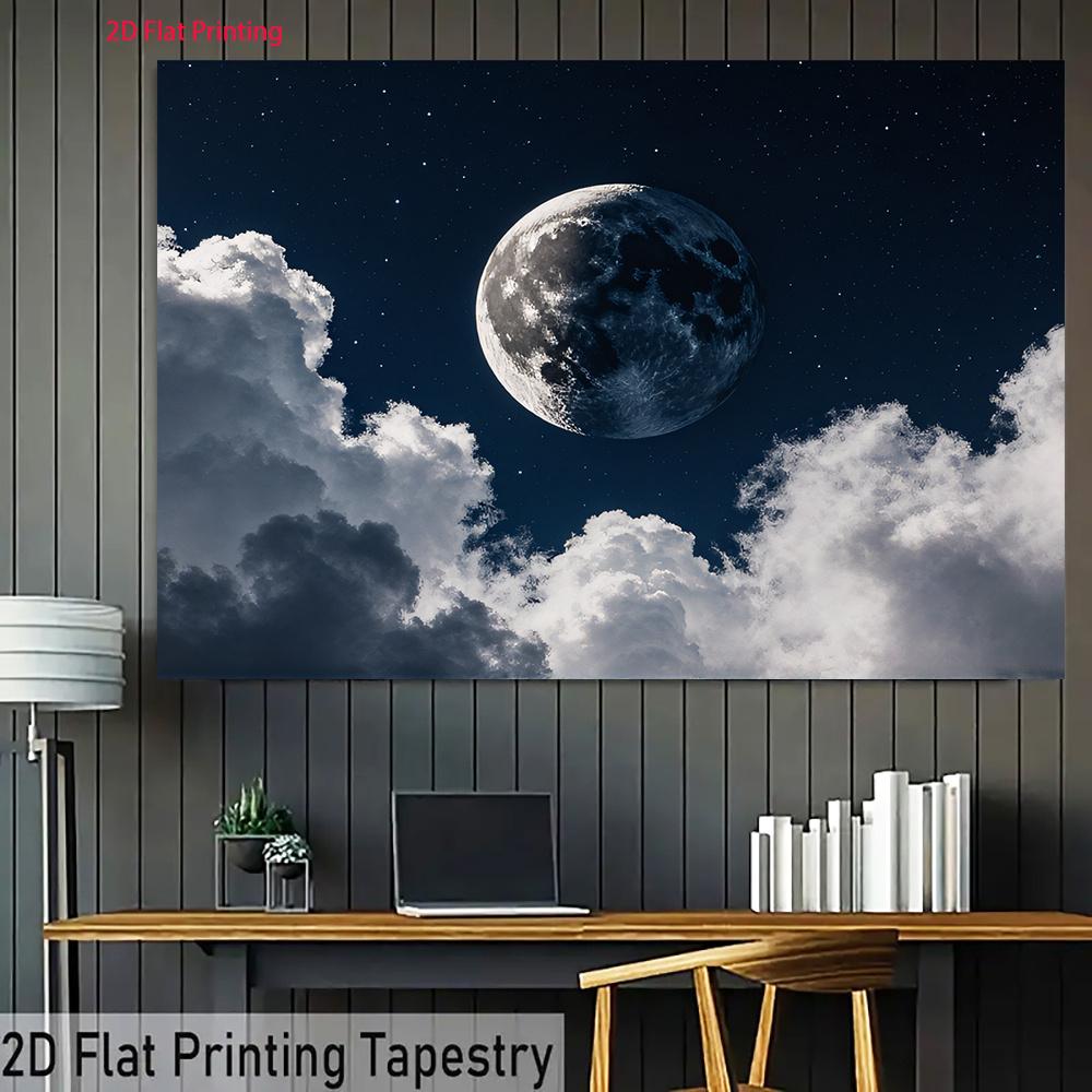 2D plane 1 piece of new moon in the night sky suitable for party photography and room decoration party activities