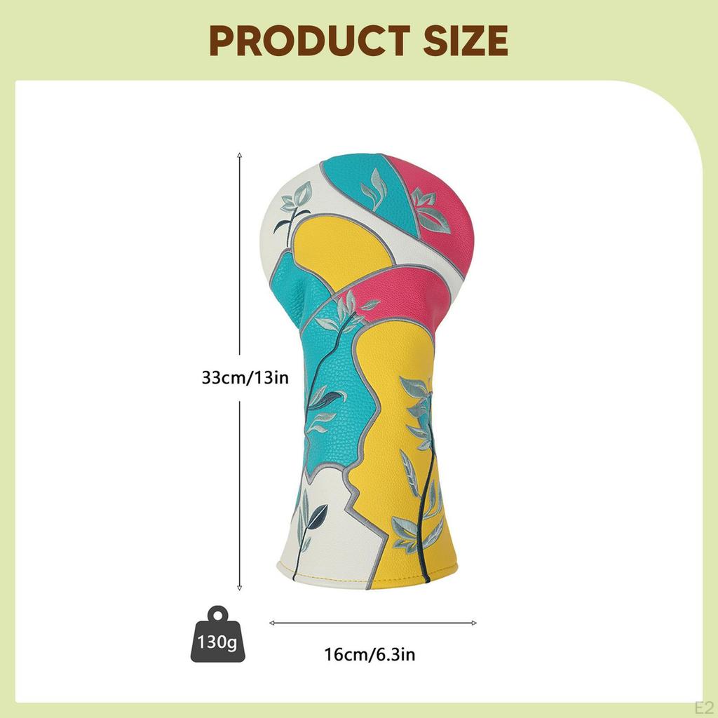Golf Club Cover Cue Protect Case Supplies Fashion Creative Wood Headcover Protection Sleeve for