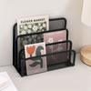 Metal Office Supplies Storage Rack Three-layer Business Document Tray Notebook Stand  Papers