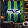 Wall Hanging Tapestry Seattle Seahawks Print Cloth for Living Room Bedroom Home Decor