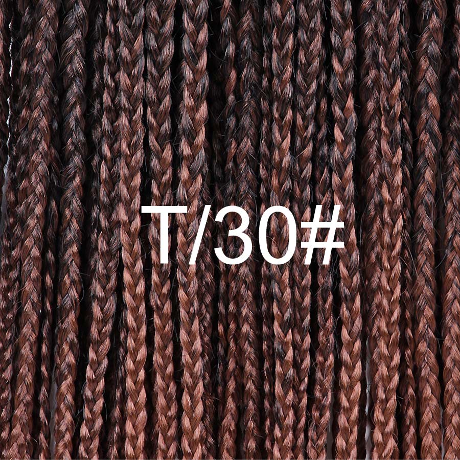 Box Braids Crochet Hair Ombre - Alileader 30 Inch Crochet Box Braids Ombre Synthetic Braiding Hair Extensions Crochet Braids Hair 1 Pack
