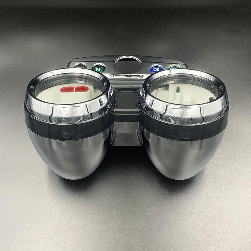 1 Комплект Хромированная Крышка Спидометра и Тахометра для Мотоцикла Оболочка Корпуса Датчика Скорости Moto для Kawasaki ER5 ER 5 ER-5 ER500