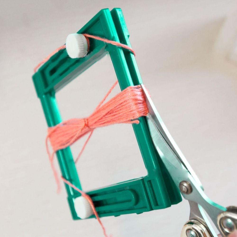 Kids Hand-knitting Tassel Maker Manual DIY Craft Ajustable Tassel Tool Plastic Handmade Weaving Tools Sewing Supplies