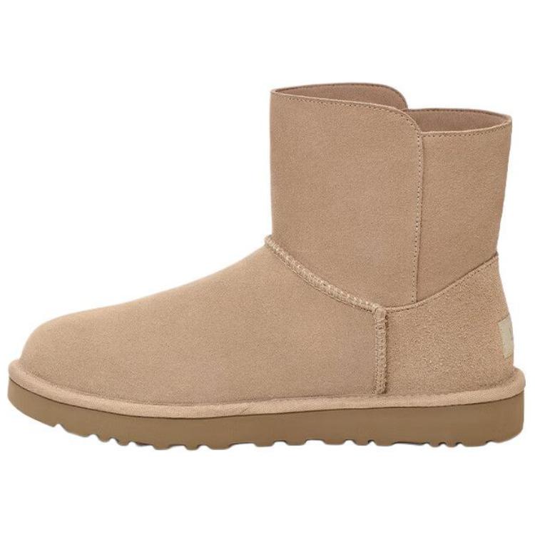 UGG Round Toe Warm Short Snow Boots Unisex Boots Sand 1166776-DUNE
