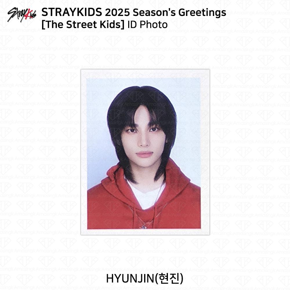 Stray Kids 2025 Поздравления с праздником Дети улиц Фотокарточка Удостоверение личности Фото Сообщение открытка