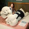 Large Couple Tummy Dog Pillow Plush Toy Doll Teddy Dog Doll Girl Companion Comfort Puppet Doll