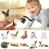Desktop Decor Cat Model Kids Doll Toy Kitten Statue Exquisite Cat Figures