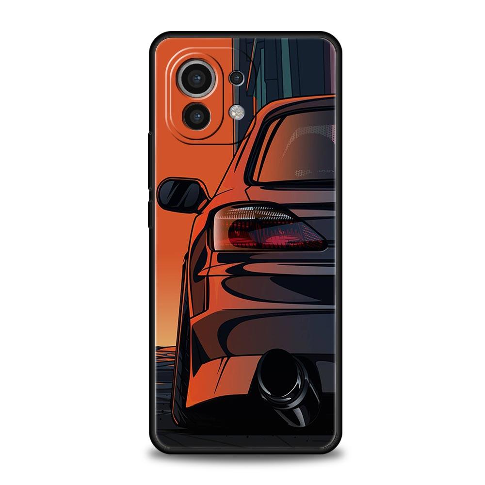 Чехол для телефона для Xiaomi Poco X4 X3 NFC F3 F4 M3 M4 Mi Note 12T 10 11 Ultra 11T 13 Pro 10T 12 Lite 9T 5G Чехол Япония JDM Спорткар