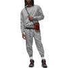 Jordan Essentials Fleece Crew Pullover Sweatshirt Grey Men Streetwear DQ7520-091