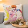 Cushion Cover  Linen  SkinFriendly Soft Decorative Case For Sofa Home Decor Mermaid Melody Pichi Pichi Pitch Pillow cover