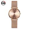 36mm Dial Classic Women Full Rose Gold Mesh Female Japan Quartz Casual Waterproof Ladies Watches