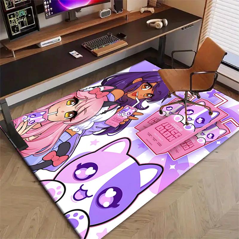 1pc Anime A-AphmauS Design Printed Area Rug Carpet for Bedroom Living Room Home Decor Rugs Mat Non Slip Mat Rug for Bedside
