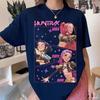 Retro Kpop Demon Hunters T-Shirt Gift Round Neck Breathable Fashion Street Wear Short Sleeve Summer Women'S Leisure Vacation Top