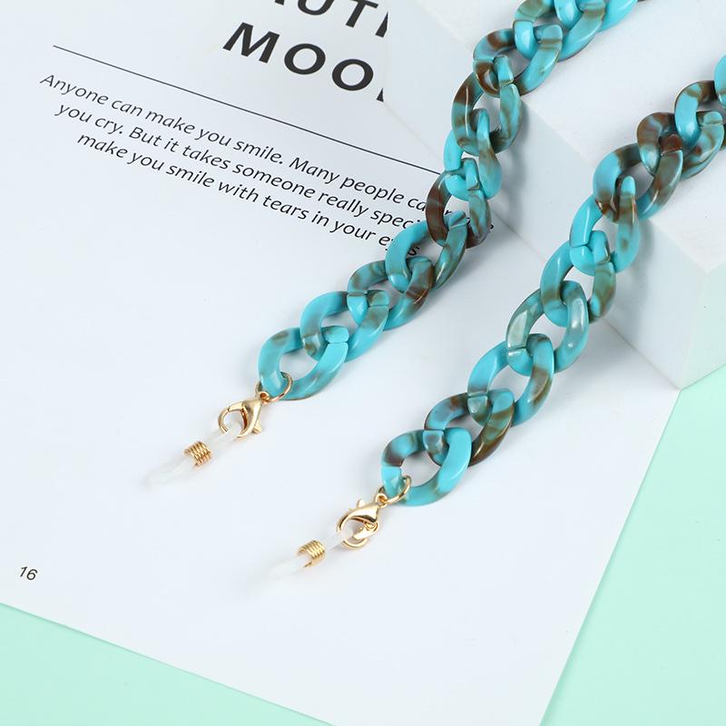 Креативный цветной акриловый держатель для масок и очков: Подвесная цепь своими руками с возможностью выбора нескольких цветов