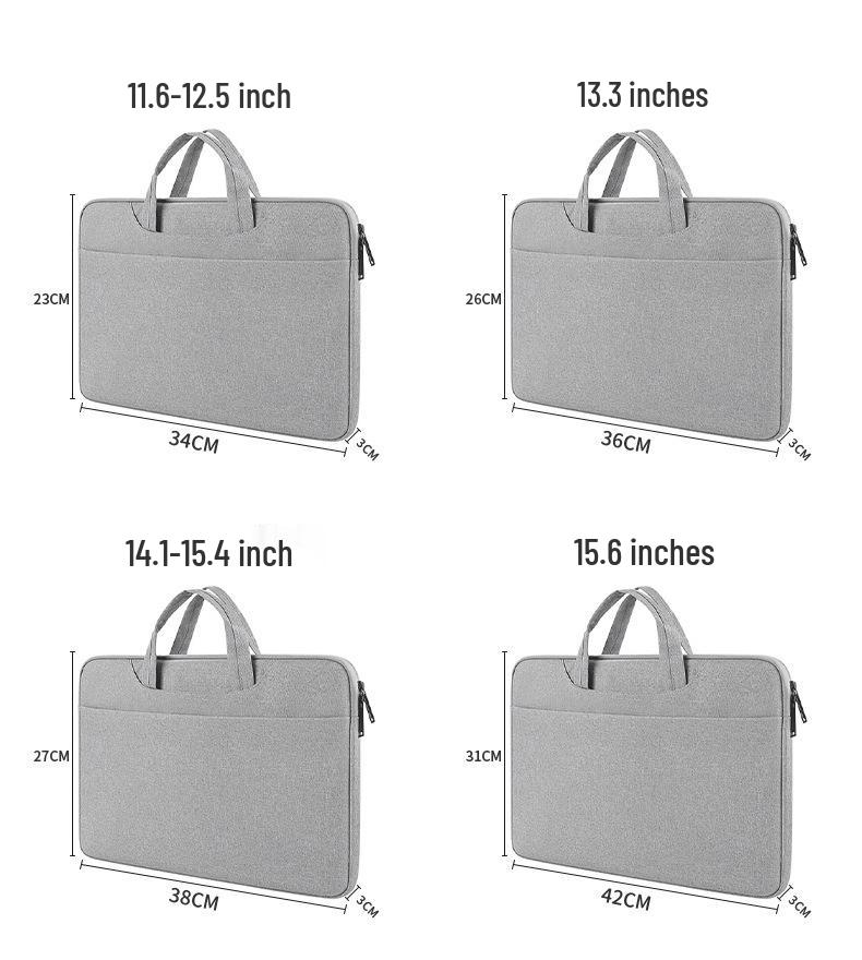 Сумка-вкладыш для MacBook и ноутбуков Apple, Huawei, Asus - Подходит для 13-15,6 дюймов, Идеально для бизнеса