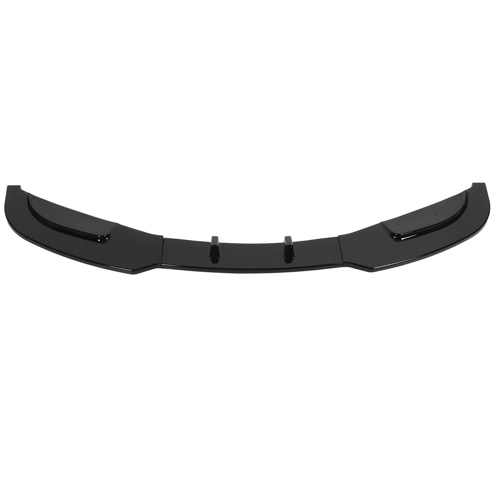 3 Sections Front Bumper Lip Spoiler Sturdy Stylish Front Bumper Lip Splitter For 3 Series E92 E93 Standard Glossy Black