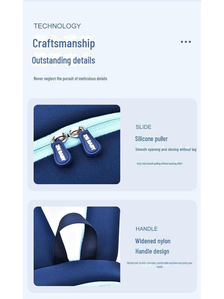 Cartoon Cute Mini Children's Neoprene Kindergarten Schoolbag - Lightweight Anti-Lost Backpack