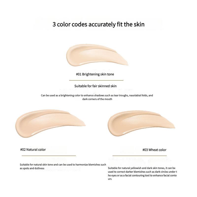 Стик-консилер для лица и губ, Стойкое покрытие для маскировки пятен, шрамов от акне, коррекции тона кожи, 3 универсальных оттенка