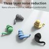 Soundproof Earplugs For Sleeping Soft Silicone Ear Muffs Noise Protection Travel Reusable Protection Sound Blocking Ear Plugs