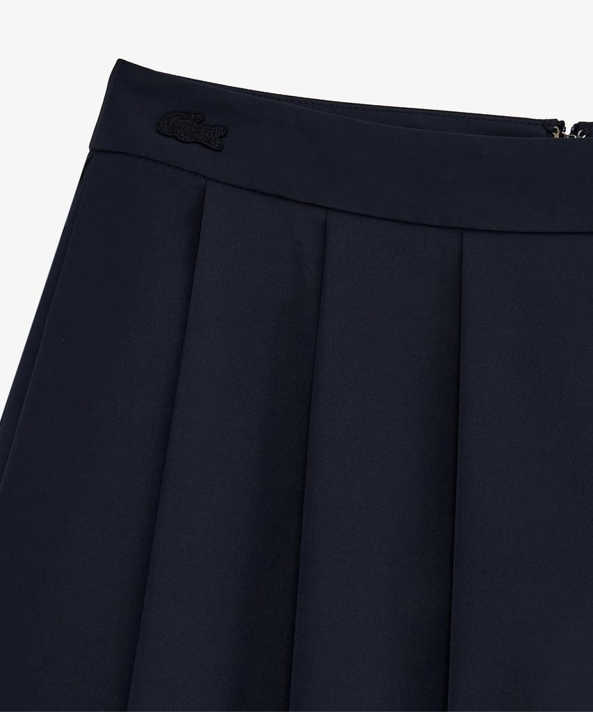 Lacoste Women'S Pleated Mid-Length Skirt Jf523E-56G Hde