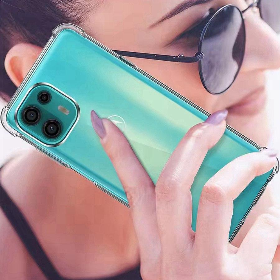 Толстый противоударный силиконовый прозрачный чехол для Motorola Moto G54 G55 G84 G53 G85 5G G15 G42 G05 G32 E15 G52 E13 G04 Edge 60 30 40 50 защитный чехол