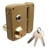 Surface Mounted Lock with 5056b Cylinder, 70mm Entry. Right Hand 95056bhe70d Lynx