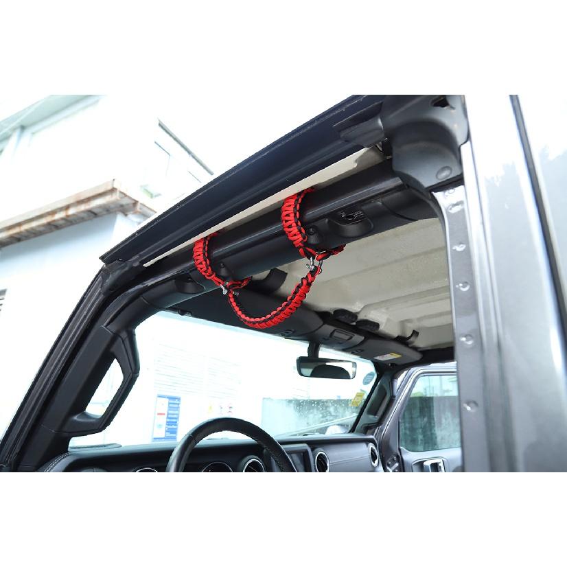 Автомобильная верхняя ручка для Jeep Wrangler JK JL JT 2007-2023, верхние поручни подлокотника, ручка, тянущая пластина, крепление на рулонную планку