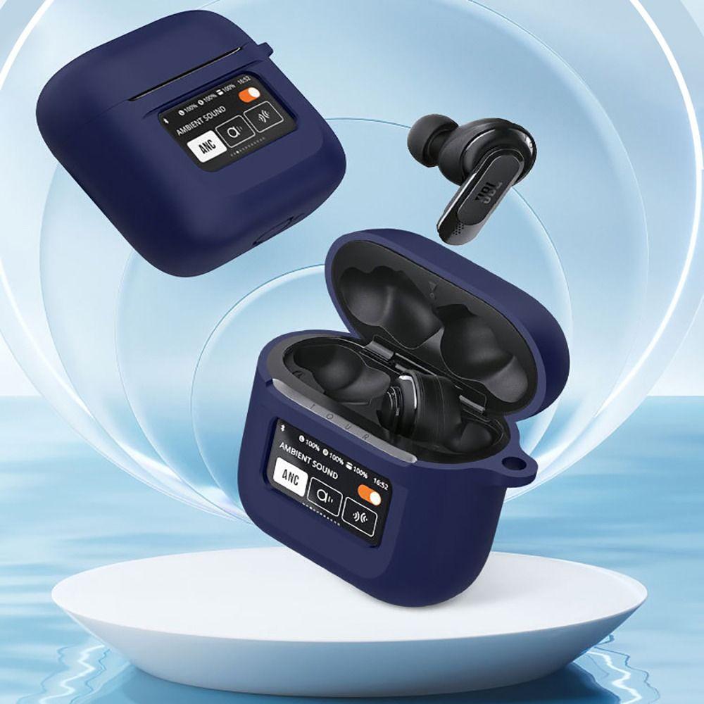 Силиконовый чехол для беспроводных наушников, противоударный чехол для зарядки для JBL Tour Pro 2 Home