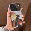 ГОРЯЧИЙ Рай Аниме Ада Для iPhone 17 16 15 14 13 12 11 Pro Max Plus Серебристый конфетный Матовый чехол